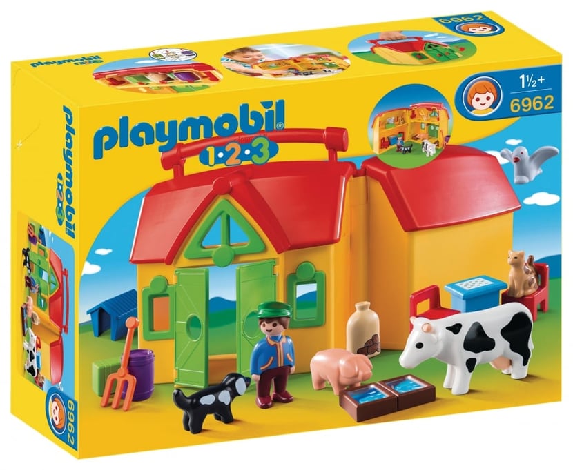 Playmobil - PLAYMOBIL 1.2.3 - Soigneur avec chat - Playmobil - Rue du  Commerce
