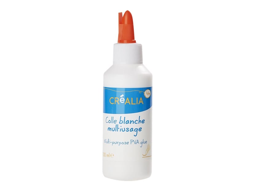 Colle liquide vinylique blanche - 100ml - Créalia - Collage