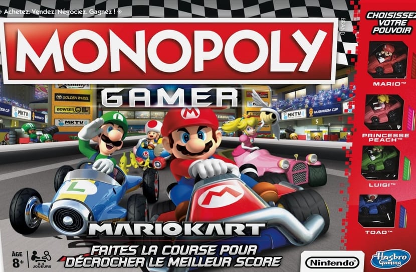 Monopoly Gamer Mario Kart – Jeu de societe - Jeu de plateau - Jeux  classiques