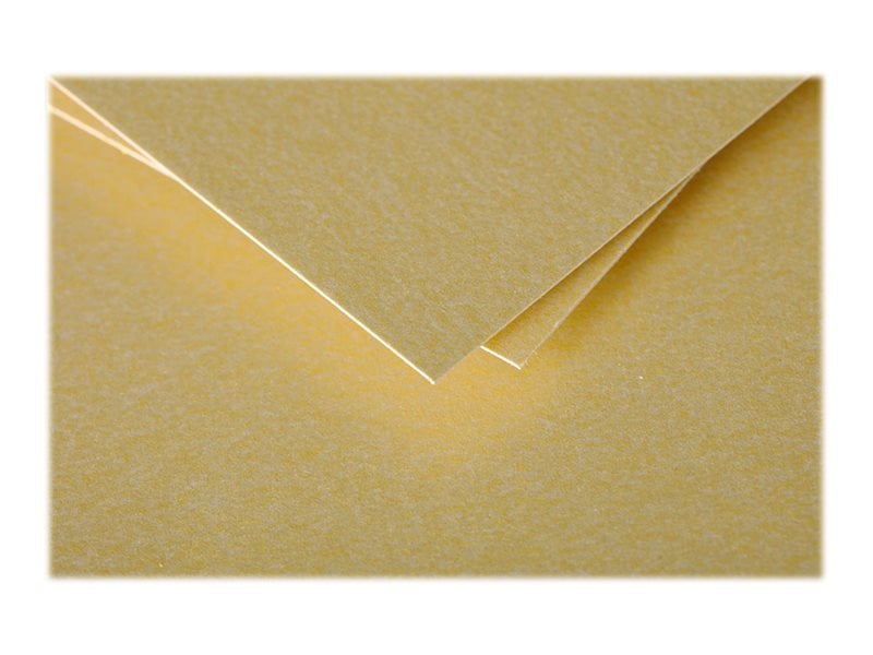 Enveloppes rectangle Pollen - Jaune soleil - 90x140mm - 20 unités