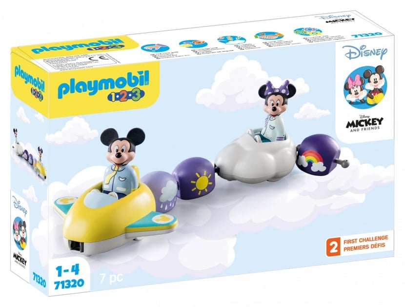 Playmobil® 1.2.3 - Train des nuages de Mickey et Minnie - 71320