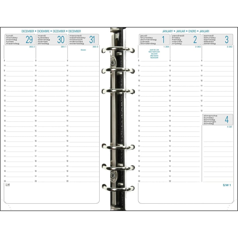 Quo Vadis - 1 Recharge Pour Seainier Italnote Spiralé - 8,8 X 17 C - Janvier 2023 à Décebre