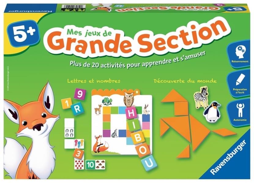Jeu éducatif - Mes jeux de grande section RAVENSBURGER : Comparateur