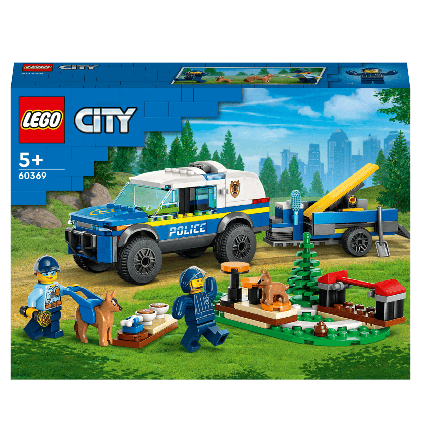 Le dressage des chiens policiers - LEGO® City - 60369 - Jeux de