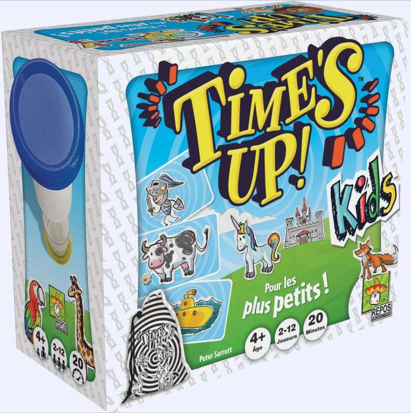 Time's Up Family Vert avec Timer - Jeu de société - Jeu famille