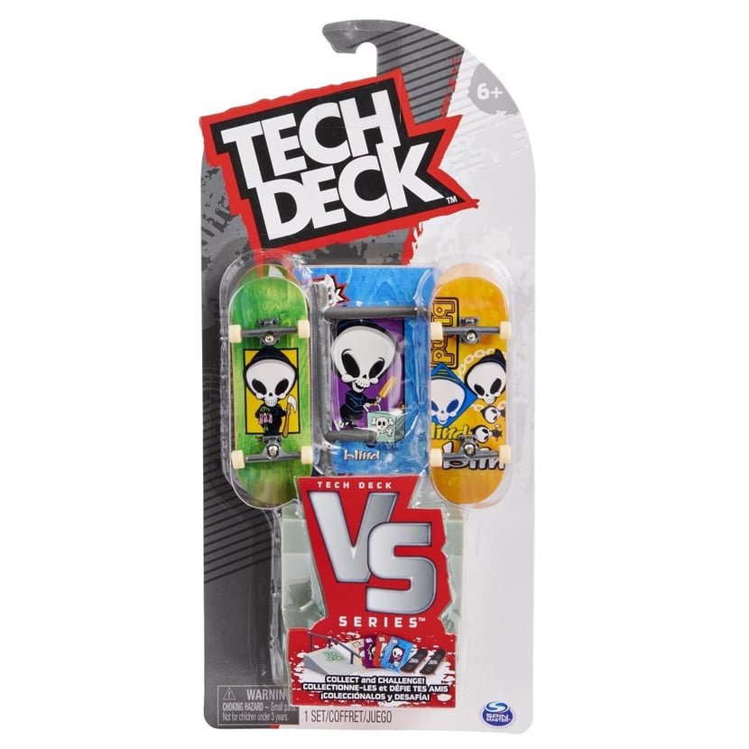 TEC® Mini skateboard doigt tech deck star pro enfant bois noir pas
