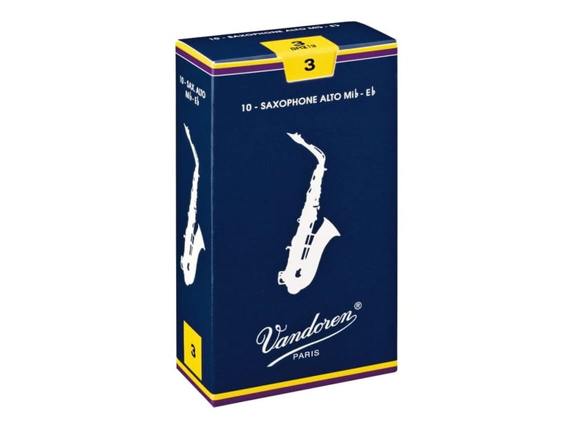 Vandoren SR2125 10 Anches pour Saxophone Alto 2,5 Naturel