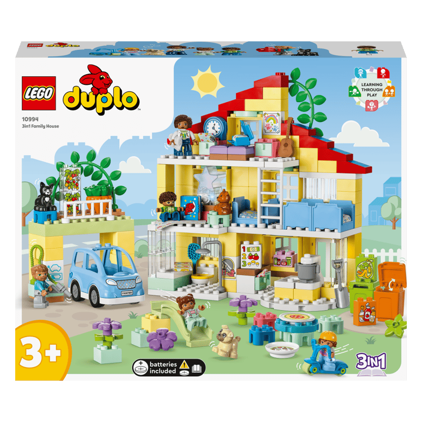 LEGO®DUPLO®MA VILLE 10994 - LA MAISON FAMILIALE 3-EN-1