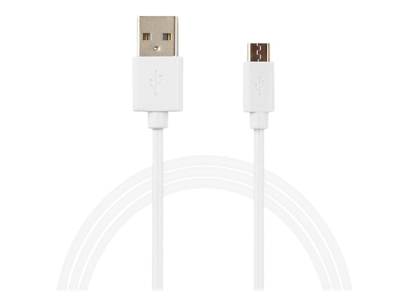 Câble USB - Micro USB blanc - 1M - Chargeurs USB - Chargeurs - Connectiques  Smartphone - Matériel Informatique High Tech