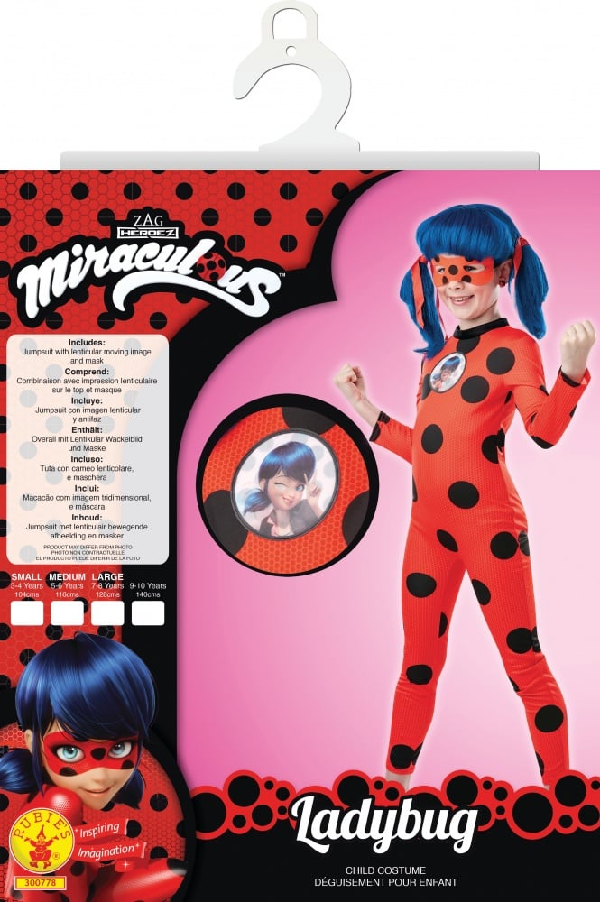 Déguisement Tikki Ladybug Miraculous 5-6 ans - Déguisements pour Enfant -  Se déguiser et se maquiller - Fêtes et anniversaires