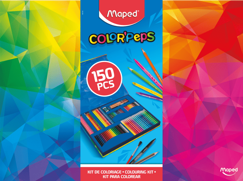 Kit de coloriage Maped - Color'Peps - 150 pièces - Plastique