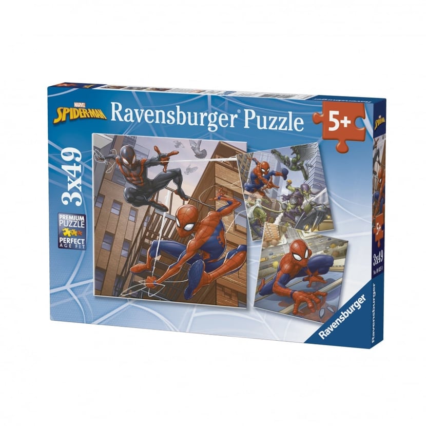 Ravensburger - Puzzle Enfant - Puzzle 200 pièces XXL - Les pouvoirs de  l'araignée - Spider-man - Garçon ou