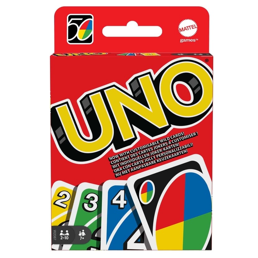 Mattel Games - Uno - Jeu de Cartes Famille - 7 ans et + - Jeux de société  enfant