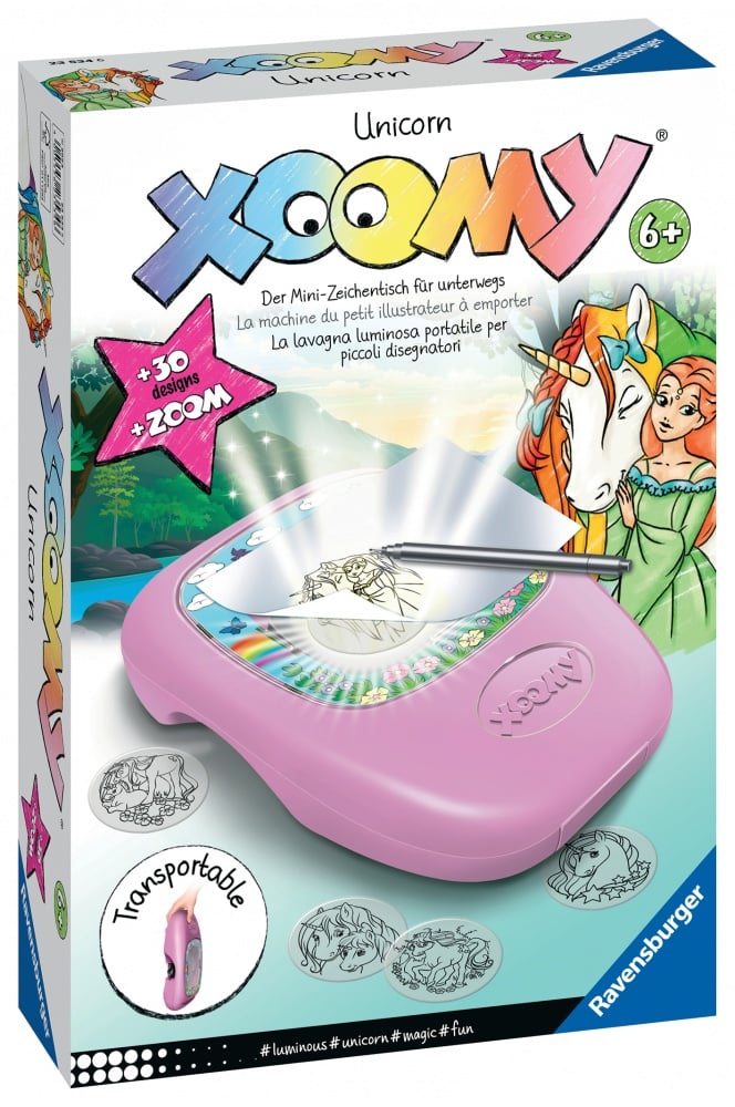 Xoomy - Unicorn - Plastique créatif - Supports de dessin et coloriage