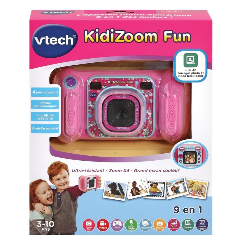 VTech Kidizoom Touch Rose - Appareil photo pour enfants