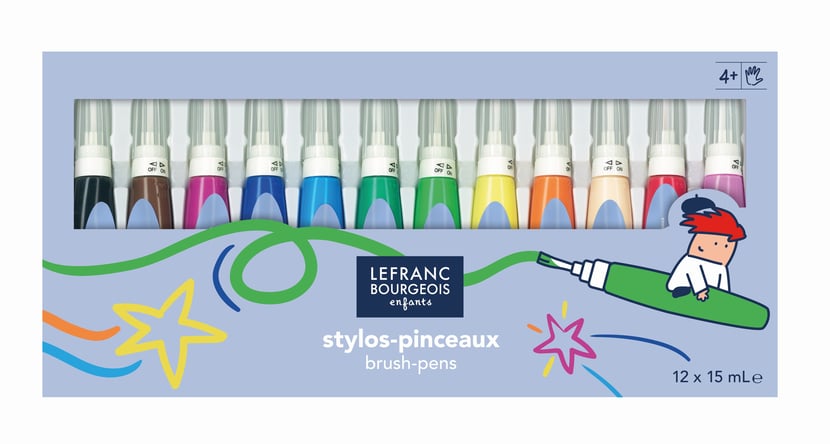 Mallette créative - Crayons - Gouache - Pinceau - Bloc papier - Lefranc  Bourgeois - Expédition Rapide