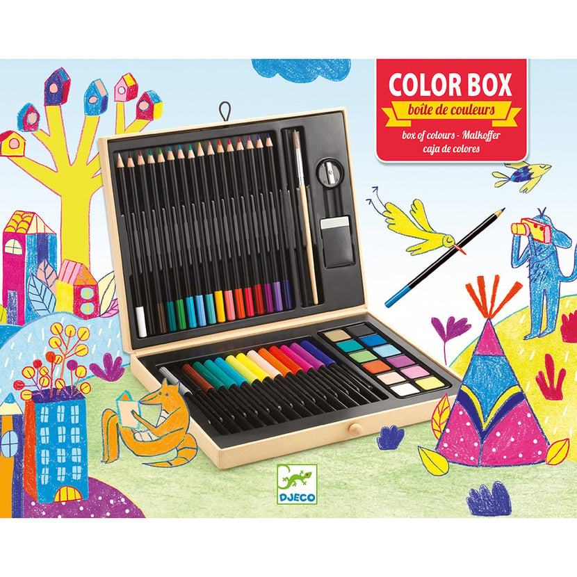 Malette de coloriage et de dessin pour les enfants - Djeco