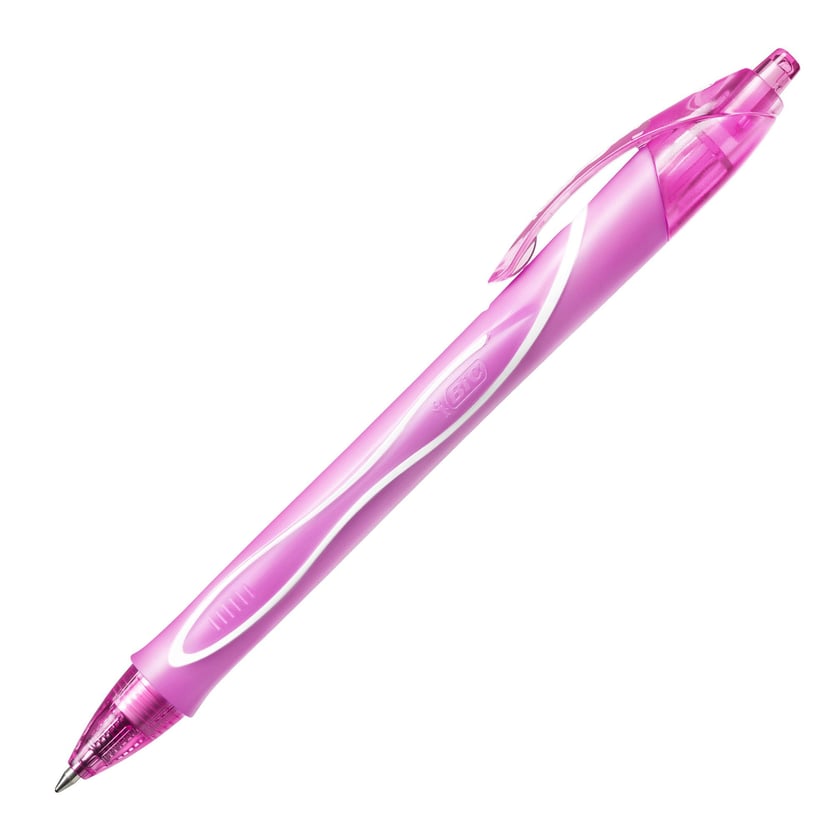 Stylo bille rétractable - Rose - Gel-ocity Quick Dry - Pointe