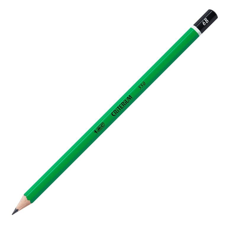 Crayon à papier - Critérium 550 - Mine 6B - Bic