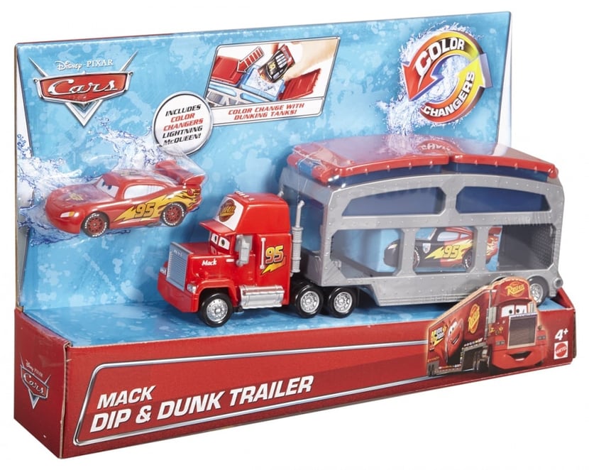 Transporteur Mack avec mini Flash McQueen Cars, Véhicules et circuits
