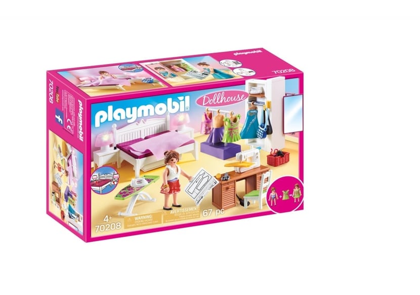 Playmobil® - Chambre avec espace couture - 70208 - Playmobil® La Maison  traditionnelle - Figurines et mondes imaginaires - Jeux d'imagination