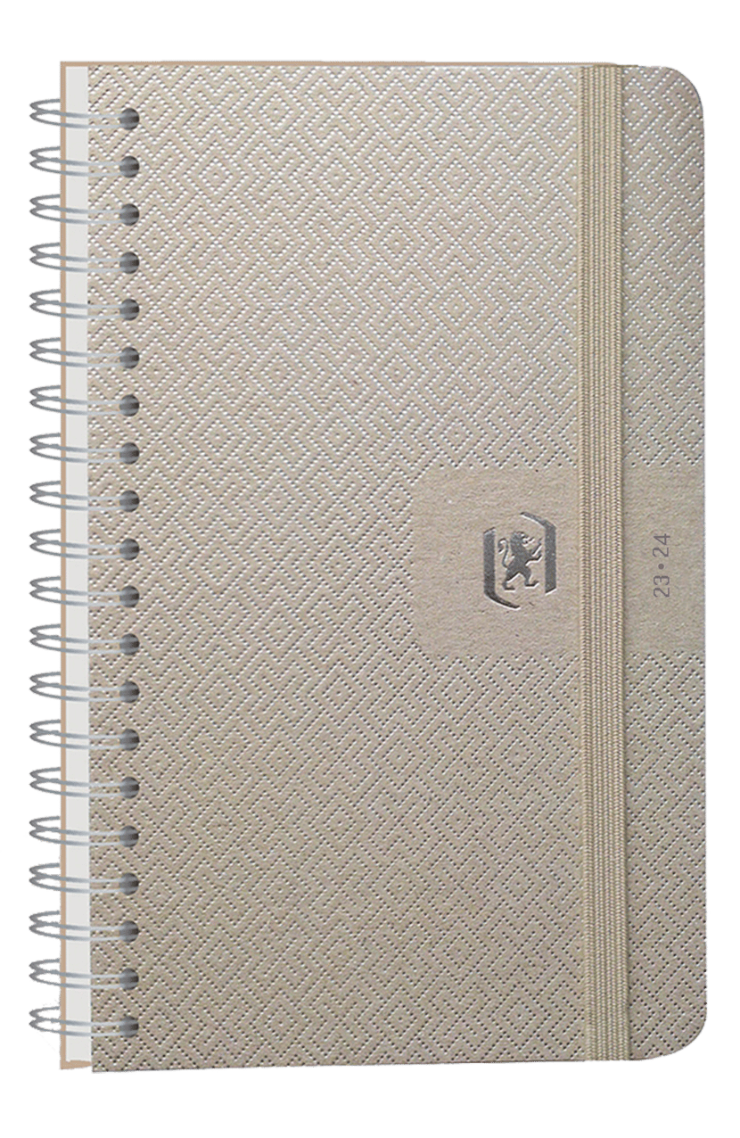 OXFORD Agenda scolaire journalier 12x18cm Edition limitée beige