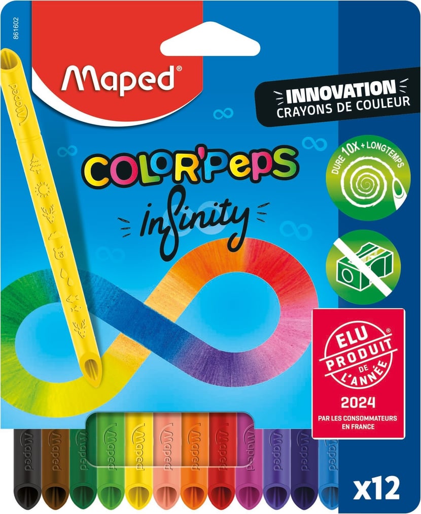 Dessin et coloriage enfant Maped Creative Crayons de couleur et
