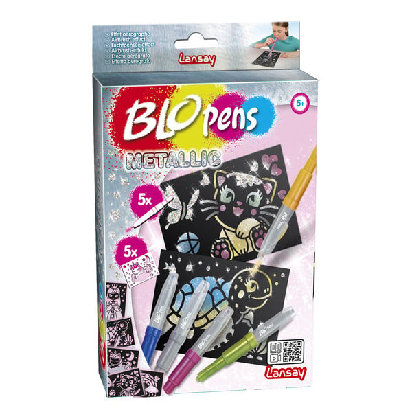 Blopens - Metallic - Plastique créatif - Supports de dessin et coloriage