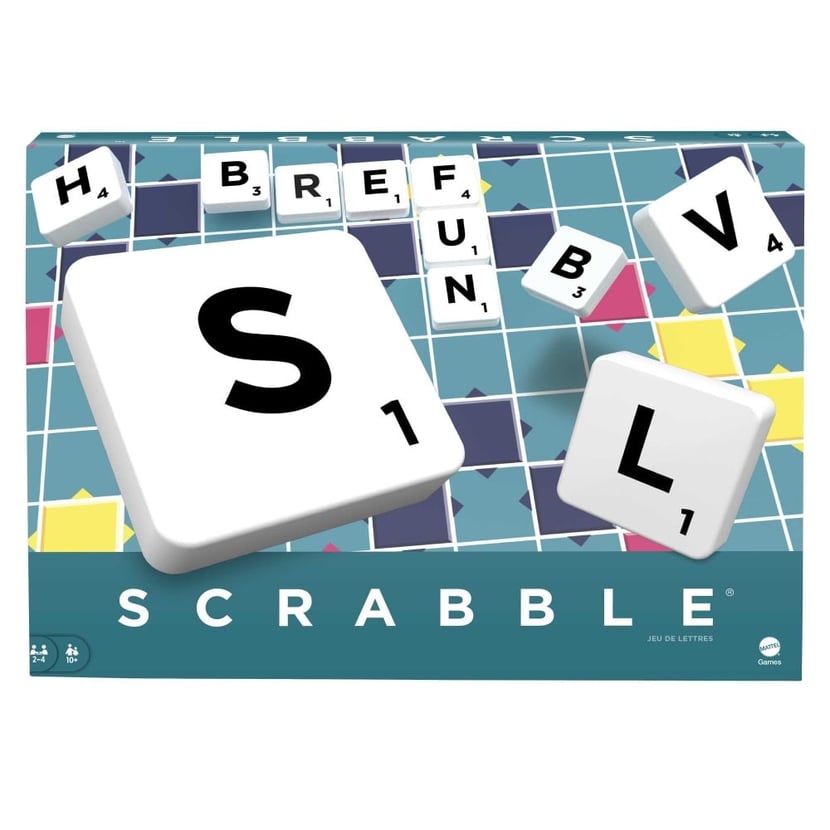 Mattel Games - Scrabble Classique - Jeu de Société - 10 ans et +