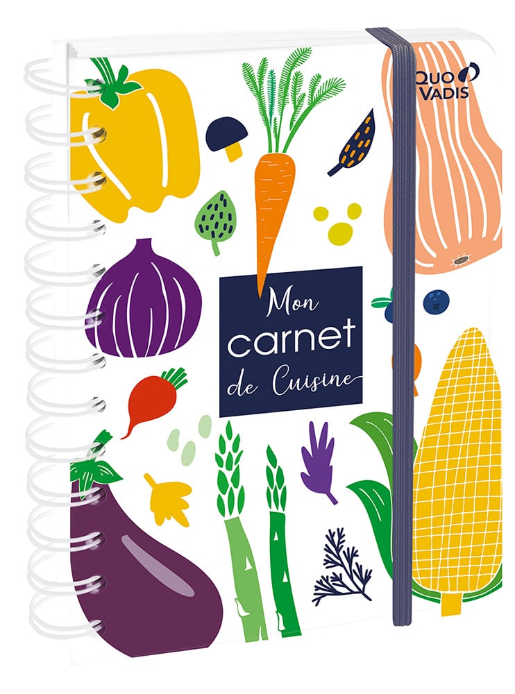 Carnet de cuisine - 15 x 21 cm - Quo Vadis - Carnets - Cadeaux Papeterie