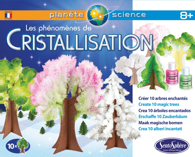 Planète Science - Les phénomènes de cristallisation - Jeux Expériences  scientifiques - Jeux scientifiques - STEM - Jeux éducatifs