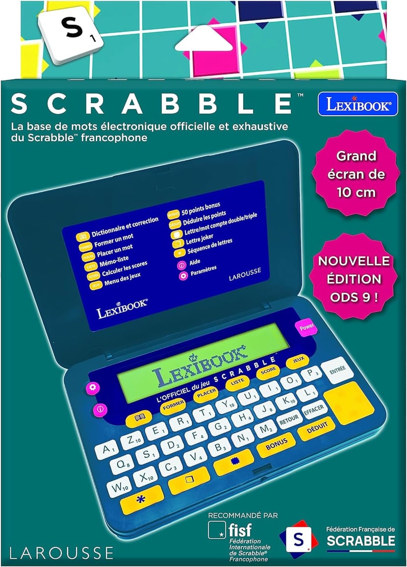 LEXIBOOK - Dictionnaire Électronique du Scrabble - Nouvelle Édition - La  Poste