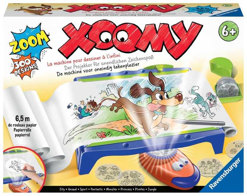 xoomy - Maxi rouleau - Plastique créatif - Supports de dessin et coloriage