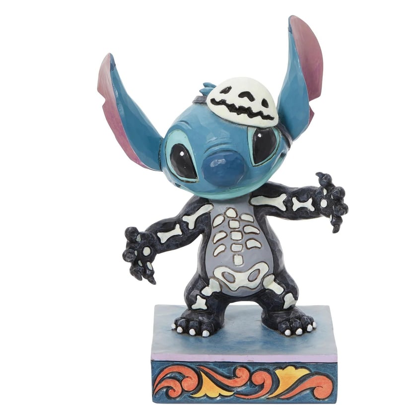 Figurine Disney Traditions - Stitch squelette Halloween phosphorescent -  Objets à collectionner Cinéma et Séries