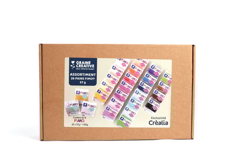 Lot de 26 Fimo - 26 couleurs - 57 g