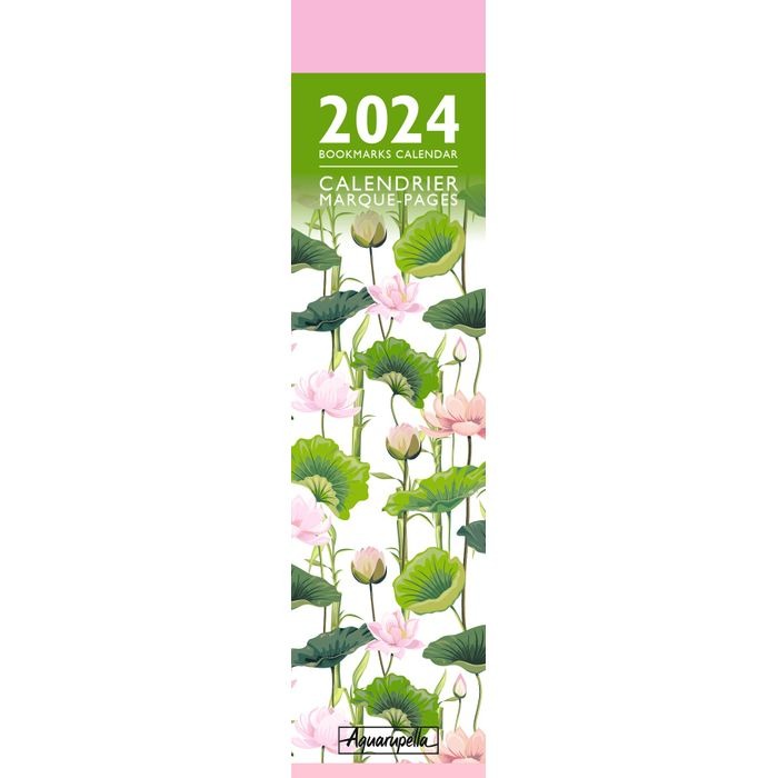 Calendrier marque-pages - 2024 - Aquarupella - 16 mois