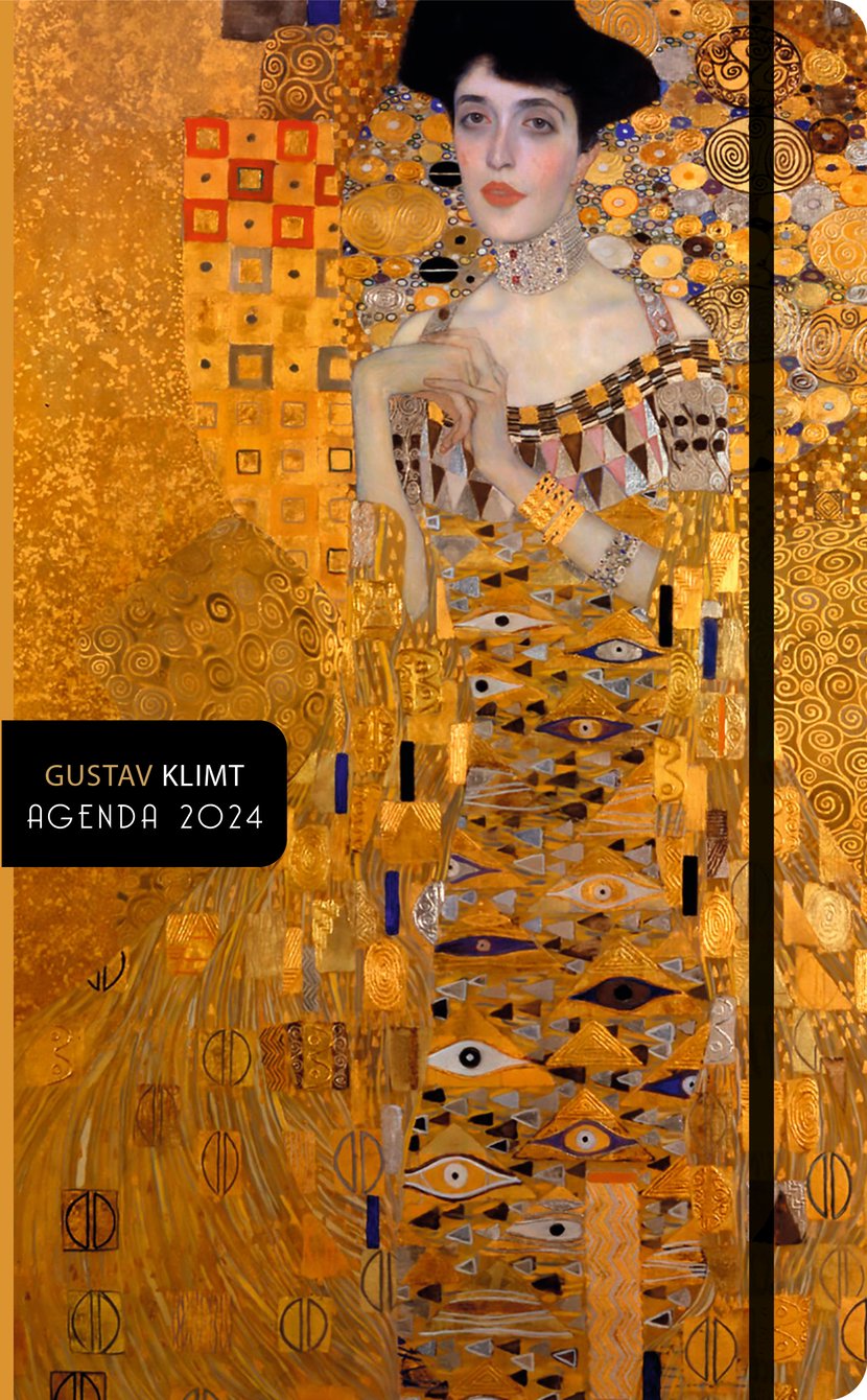 Agenda civil semainier 2024 Pictura - Aquarupella - 13 x 21 cm - Gustav  Klimt