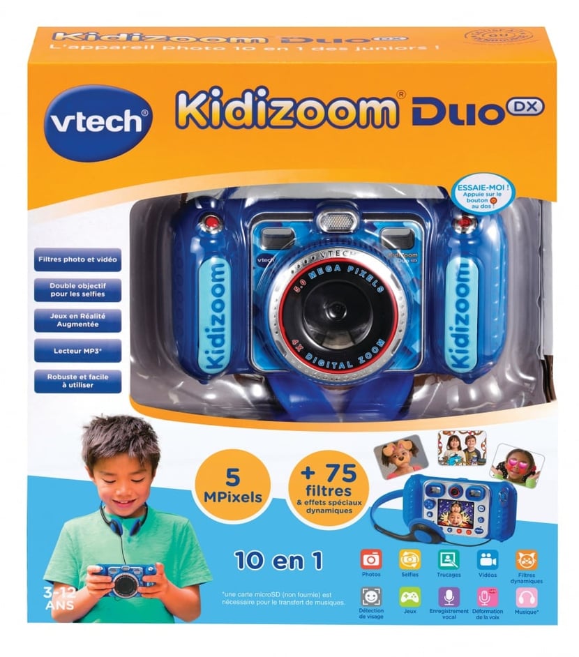 Vtech - KIDIZOOM - Appareil-photo KidiZoom Duo Pro