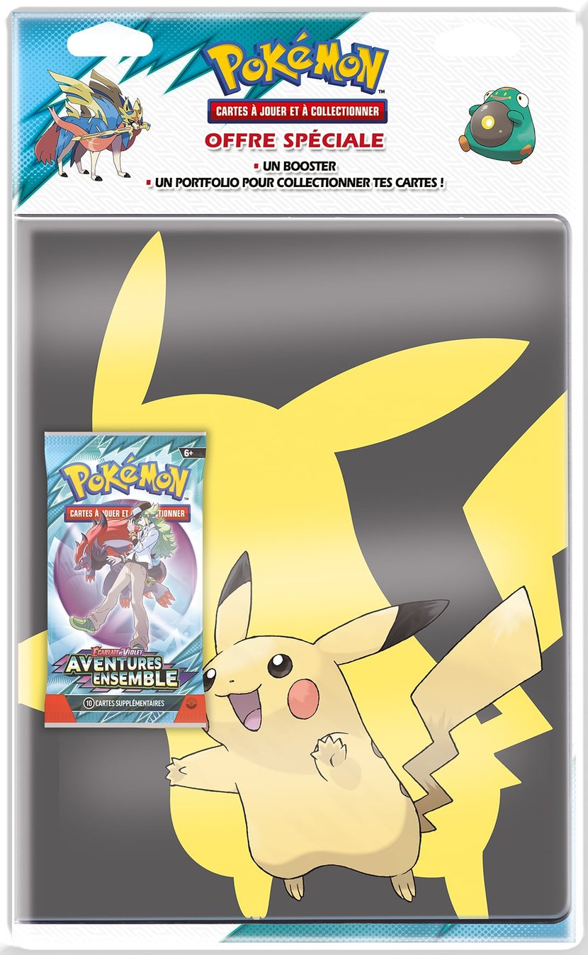 Pack portfolio + booster EV09 Aventures ensemble - Pokémon