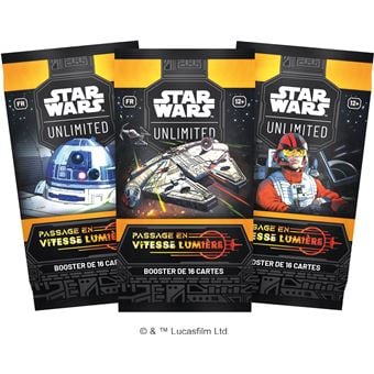 Star Wars Unlimited : Passage Vitesse Lumière - Booster - Modèles aléatoires - Vendu à l'unité