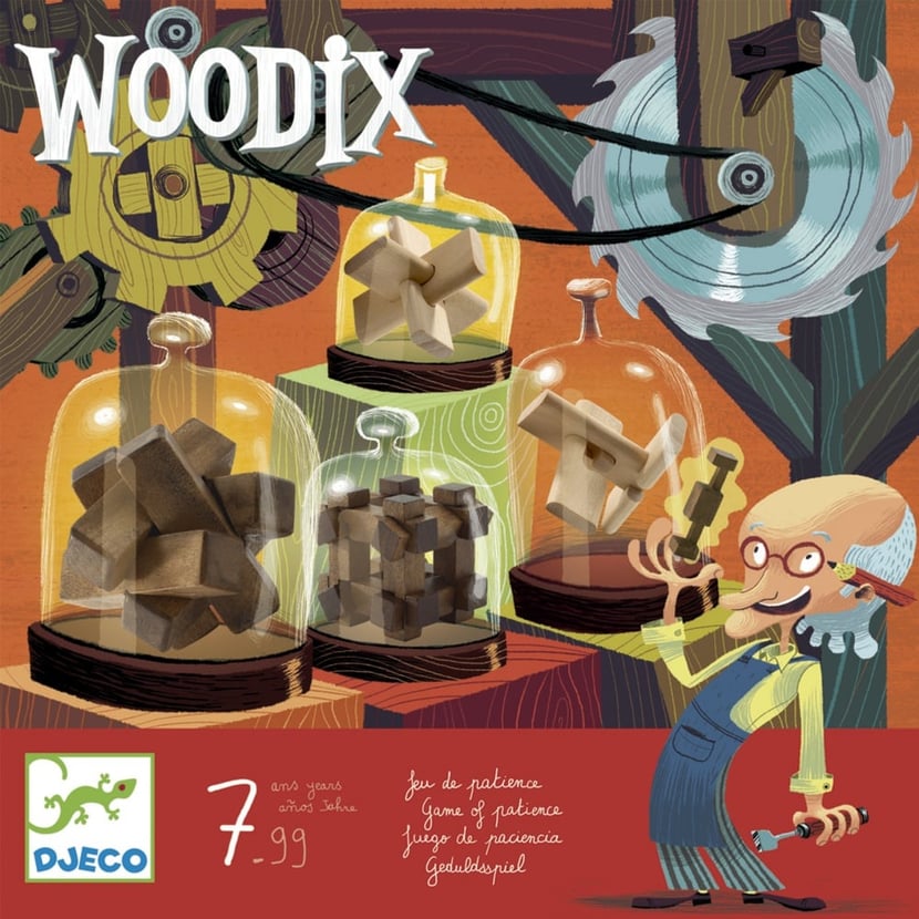 Woodix - 6 casse-tête - Djeco
