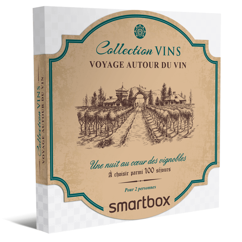 Coffret cadeau - Smartbox - Voyage autour du vin - Coffrets week-end et  séjours
