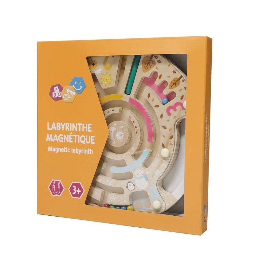 Fonyiunce Jeu De Labyrinthe Magnétique Pour Enfants – Labyrinthe Magnétique – Labyrinthe Magnétique Couleur Pour Apprendre Le Comptage Et Le Tri Des Couleurs Jouet Cadeau Pour Enfants De 3 A 20 Ans