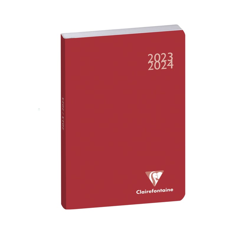 Agenda scolaire journalier 2023/2024 - Work and After - 10 x 15 cm -  Exacompta - Rouge - Agendas scolaires