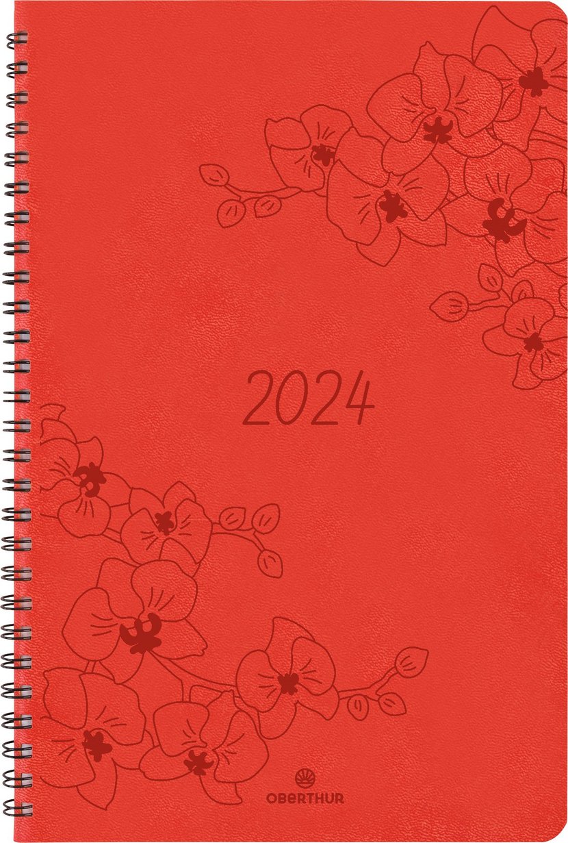 Agenda civil semainier 2023/2024 Oberthur - jaune - Merida - 17,5 x 9,5 cm  - Agendas Civil - Agendas - Calendriers