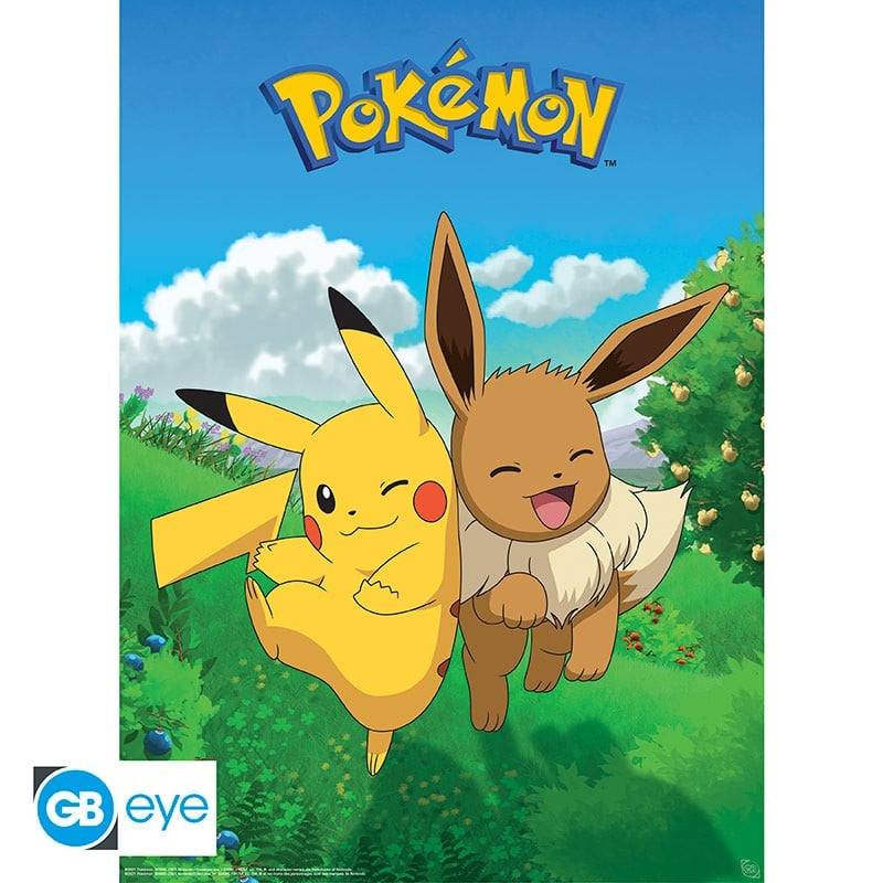Posters - Pokémon - Décorations - 52x38cm - Produits dérivés jeux vidéo -  Autour du jeu vidéo