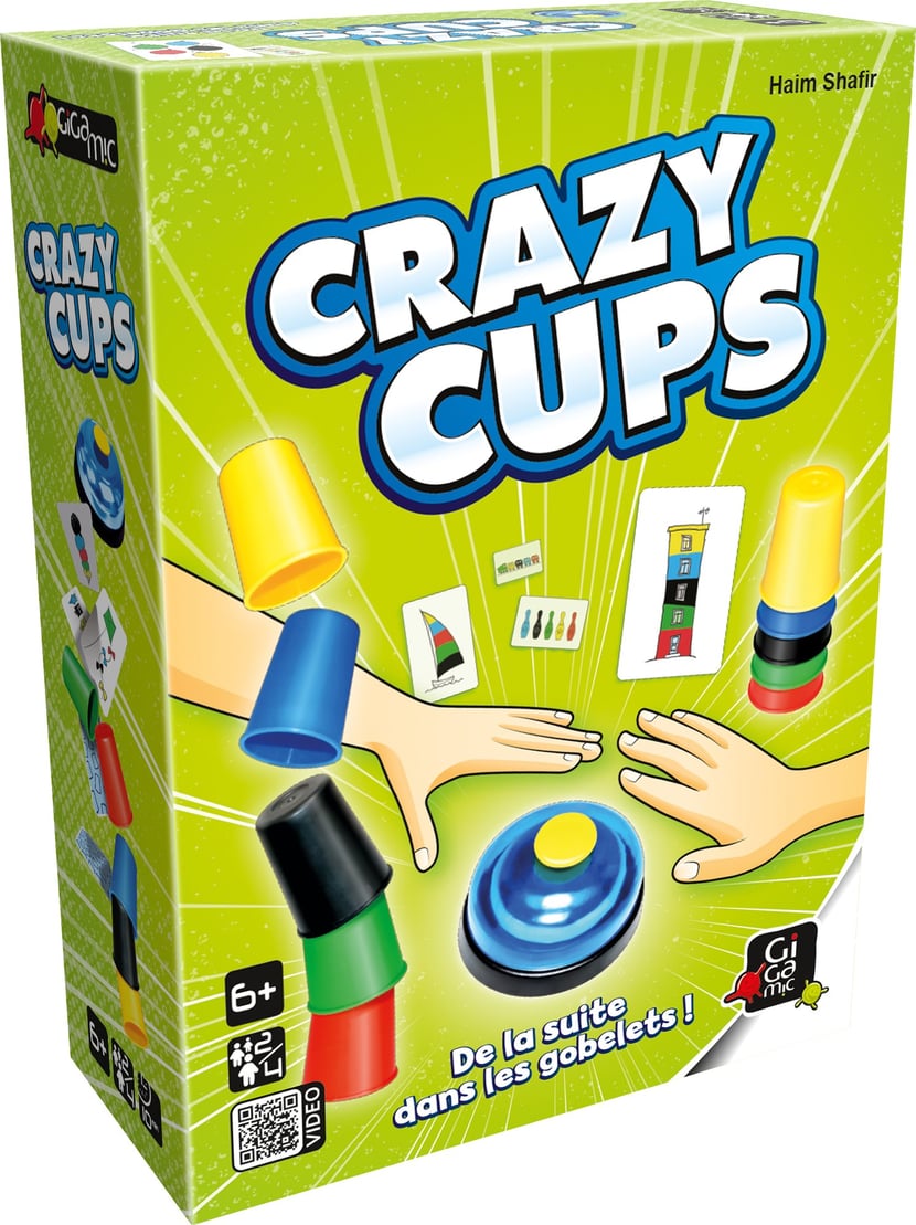 Acheter Crazy Cups Occasion - Jeu de Société - Gigamic - L'Atelier du Jouet