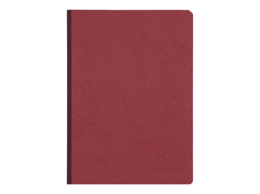 Carnet - Format A5 14.8 x 21 cm - Age Bag - Clairefontaine - 192 pages  pointillées - Rouge - Carnets - Cadeaux Papeterie