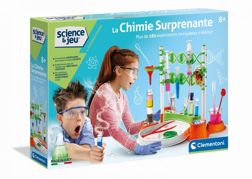 Clementoni - Idée de jeu créatif pour réaliser coloré, laboratoire