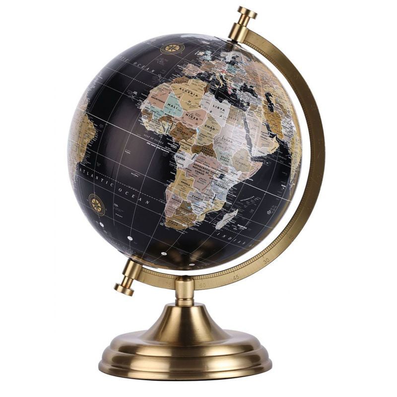 Globe du Monde Rétro, Accessoires de Décoration, pour la Maison